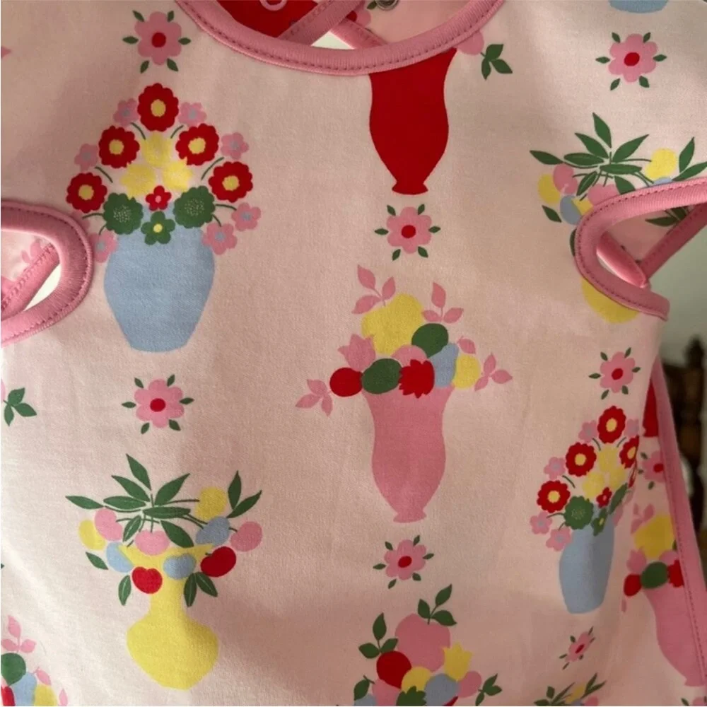 Beaufort Bonnet Company Big Bite Bib Pink and Plentiful/Hamptons Hot Pink RARE